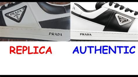 how to tell if prada sneakers are real or fake|knockoff Prada shoes.